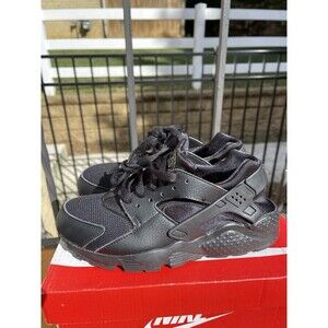 Nike Huarache 5.5Y Youth ‘Triple Black’ Running Shoes 654275-016 (No Box)